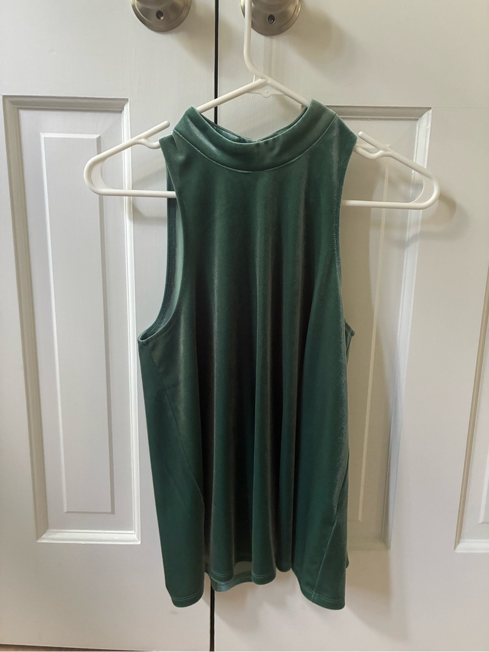 Abercrombie & Fitch Emerald Green Mock Neck Tank